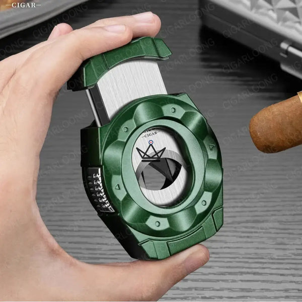 4-in-1 Stainless Steel Cigar Cutter - CALIBRIUM