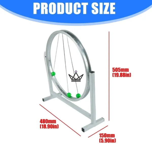 Force decomposition and composition demonstrator, ring - EQUILIBRA