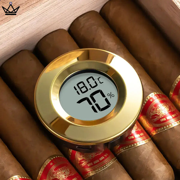 Electronic Hygrometer for Cigars - EliteGuard