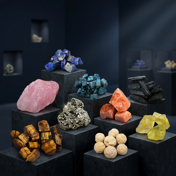 Raw collectible minerals, natural stones sold individually or in bags — LITHOS – 2/27