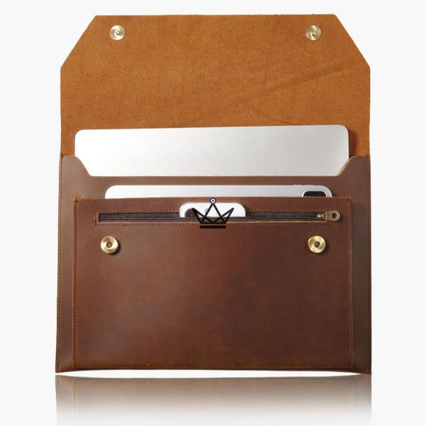 Leather Sleeve for MacBook - PRESTON Edition