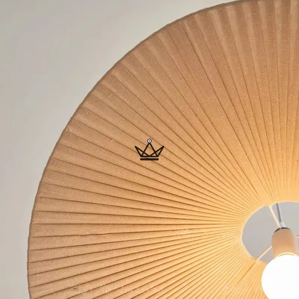 Verti Wabi Pendant Lamp — 60 & 80 cm designer chandelier | White, Beige, Linen