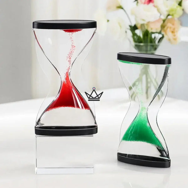 Sablier liquide goutte à goutte, minuteur à huile anti-stress - PLUVIA - ["maj-filtre","Objets Scientifiques"] - Objets Scientifiques - Cadeau, Noël, Anniversaire, Original, Fête des pères, fête des mères - Atelier Atypique