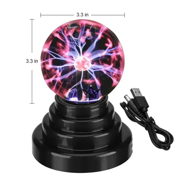 Touch-sensitive plasma lamp, 10 to 20 cm plasma ball - FULGUR
