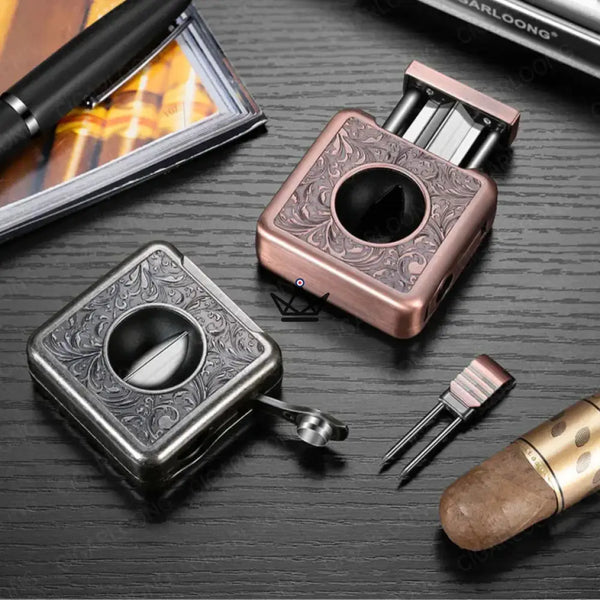 4-in-1 Deluxe Zigarrenschneider – Empire Edition