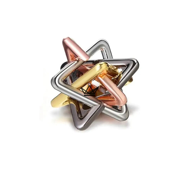 Metal disentanglement puzzle, 31 models to choose from — DÉDALE, Difficult / Star
