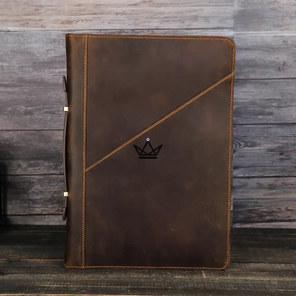 Customizable Leather MacBook Sleeve 13"-16" - Voyager CODEX