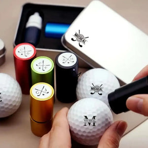 Customizable golf ball stamp, monogram or logo — PAR