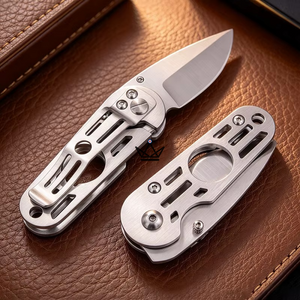 SWORD Cigar Cutter — Half Moon Rotary Blade, Brushed Stainless Steel | Collector's Box Included