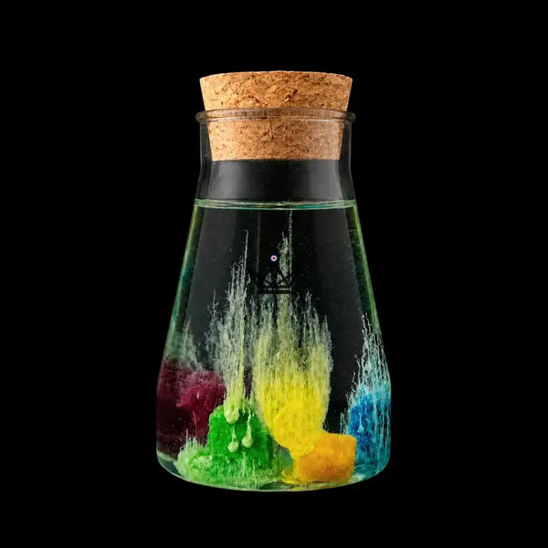 Magical crystal garden in a vial, chemistry experiment — GERMINA – 3/8