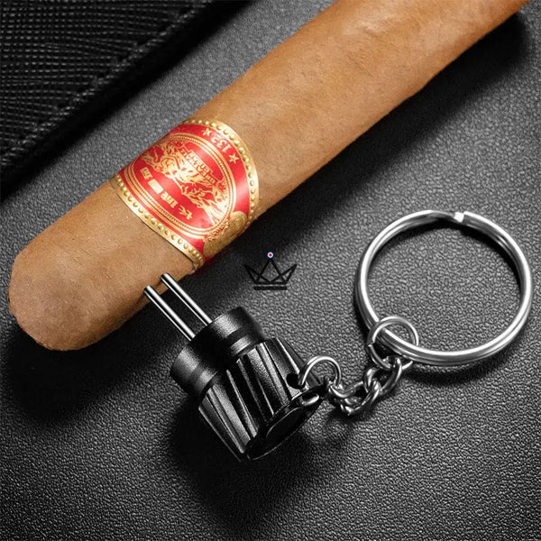 41 mm 2-in-1 Mini Cigar Cutter Keychain — MINIME – 2/10