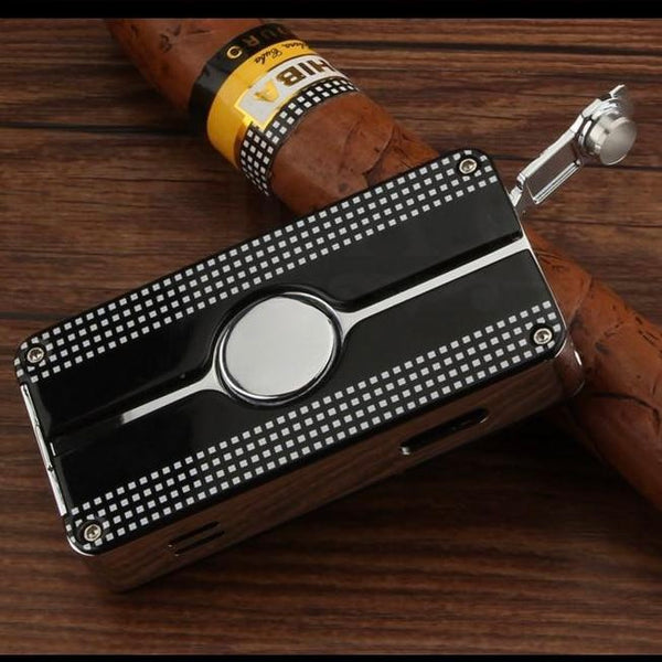 Briquet Chalumeau COHIBA - 3 Torches CARDS - Atelier Atypique