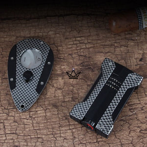 Pack Briquet & Coupe-Cigare NYFE CARBON — Fibre de Carbone, Torches, Coffret Collection - ["maj-filtre"] - Briquet - Cadeau, Noël, Anniversaire, Original, Fête des pères, fête des mères - Atelier Atypique