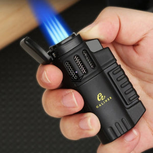 Briquet Chalumeau FURY — 4 Torches, Poinçon 9 mm | Coffret Collection - ["maj-filtre"] - Briquet Out - Cadeau, Noël, Anniversaire, Original, Fête des pères, fête des mères - Atelier Atypique