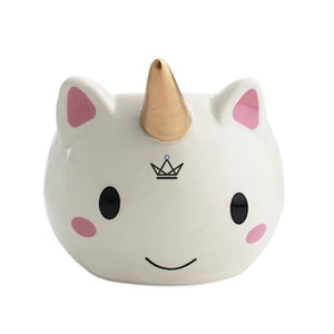 Tasse Licorne 3D Céramique - Corne Dorée et Oreilles - 300 ml - ["maj-filtre"] - Mug - Cadeau, Noël, Anniversaire, Original, Fête des pères, fête des mères - Atelier Atypique